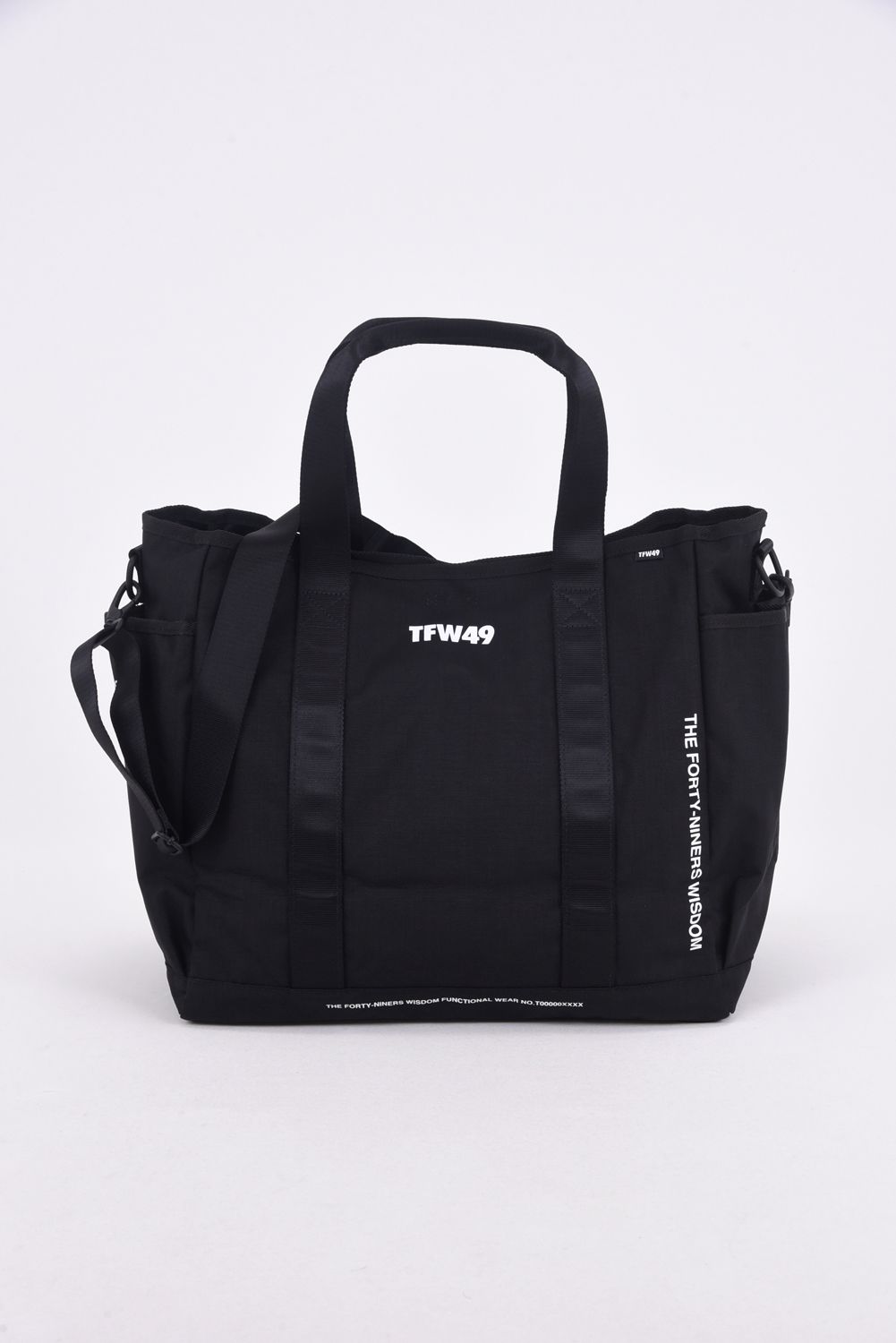 NYLON TOTE BAG / ナイロン トートバッグ (ブラック)