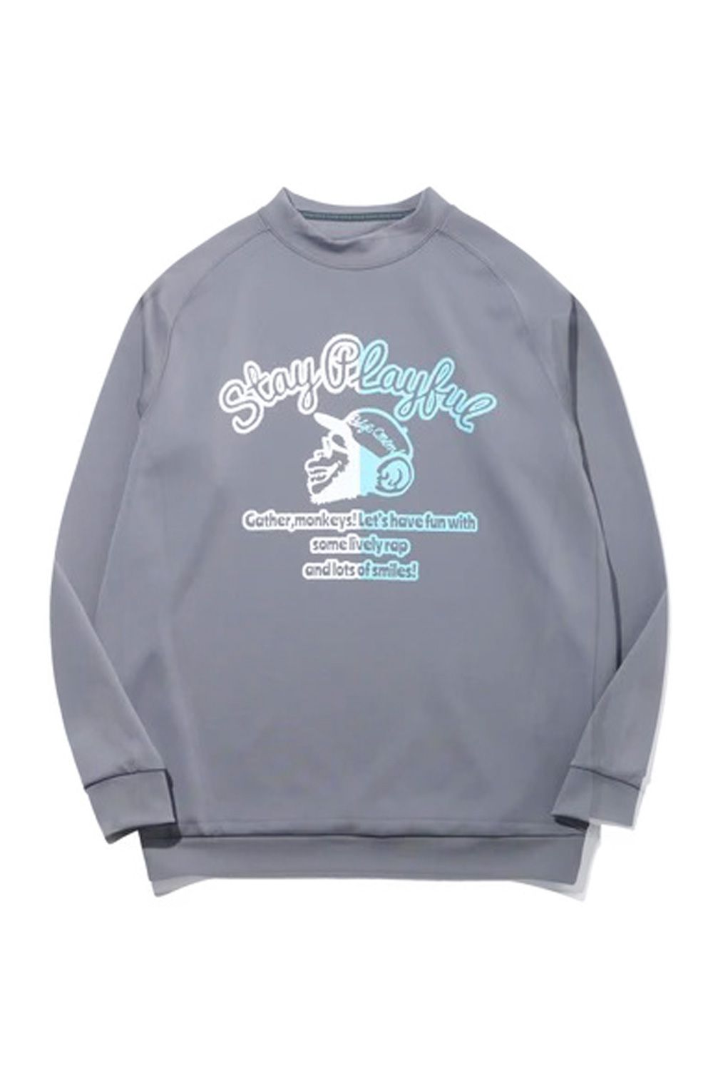 【26AW】 JERSEY MOCK NECK / ダンボール素材モックネック (グレー)