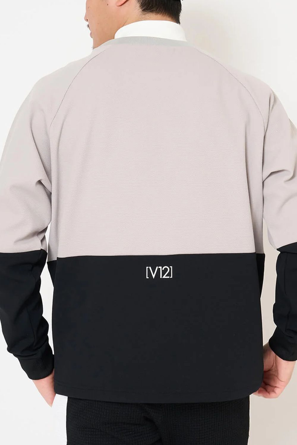 【26AW】 REVERSE CREW / バイカラー 反転ロゴ スウェット (ベージュ)