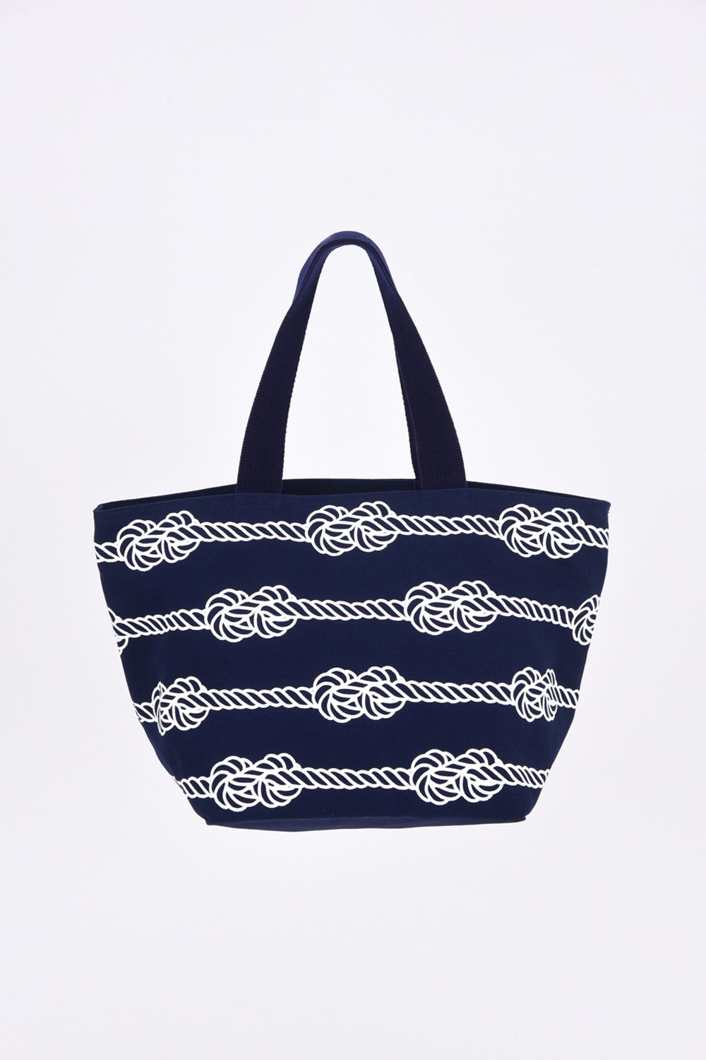 【26SS】 ROPE柄 ECO BAG / ロープ エコバック (ネイビー)