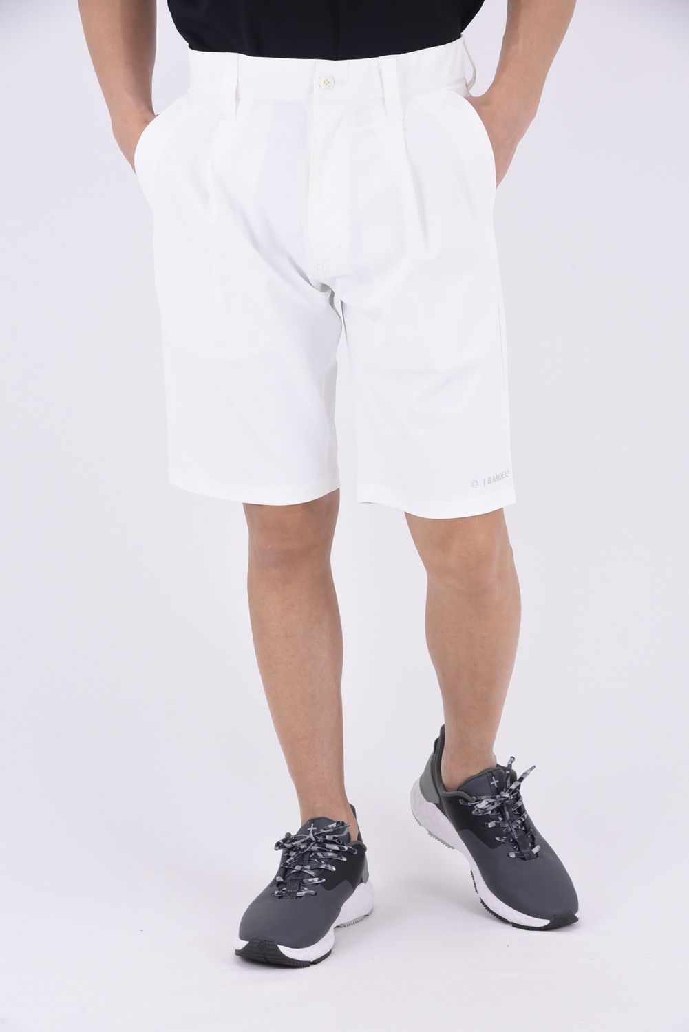 BANDEL BASIC STRETCH HALF PANTS XL ホワイト