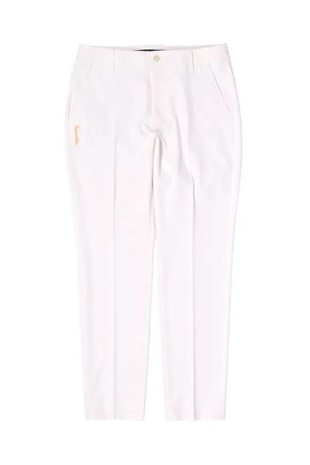 【25AW】 BASIC LONG PANTS / ベーシック センタープリーツ ロングパンツ (ホワイト)*