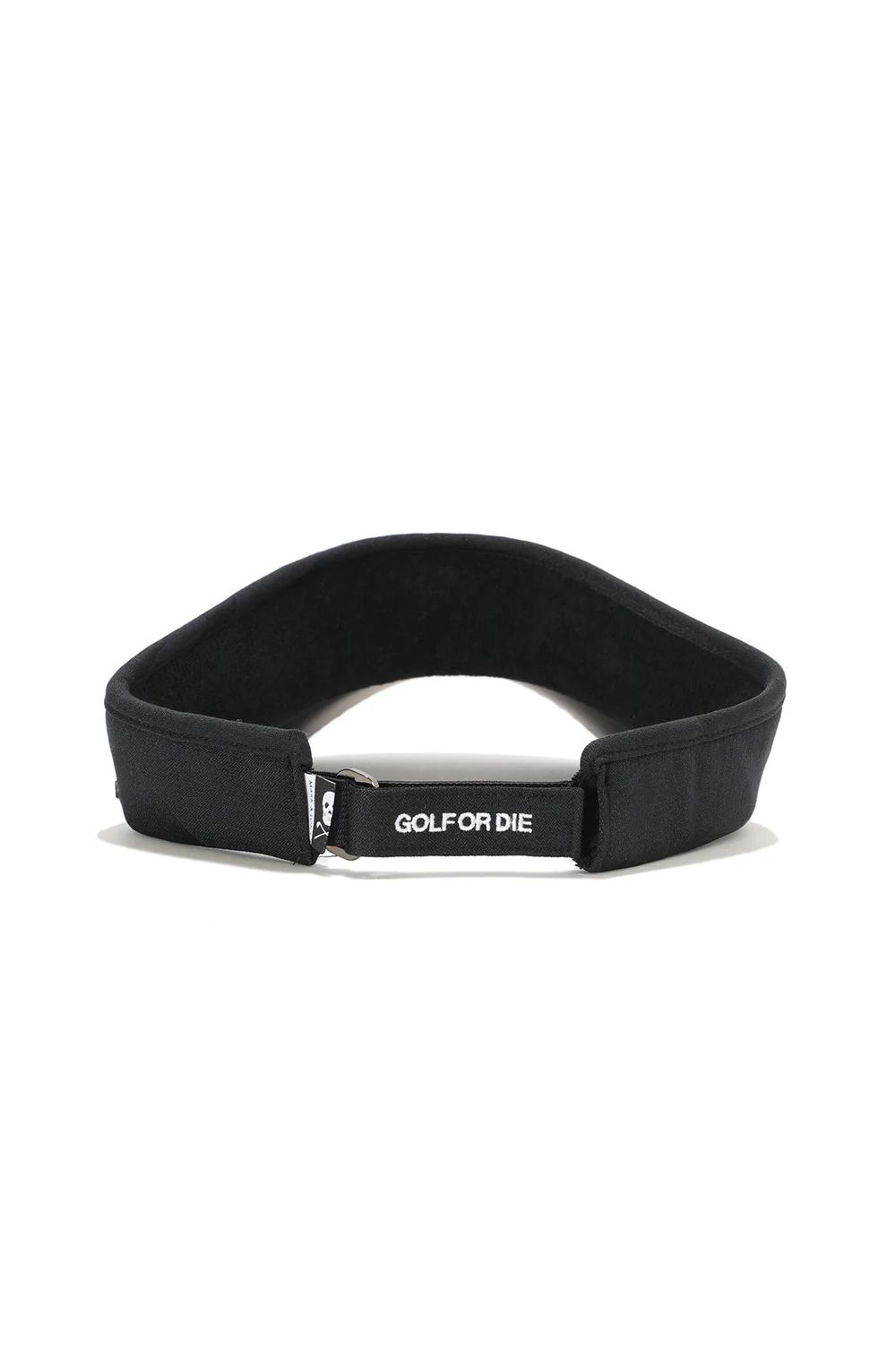 【26SS】 GAUGE CAMO LEATHER TRIM VISOR / カモフラージュパターン 異素材切り替え メタルプレート サンバイザー (ブラック)