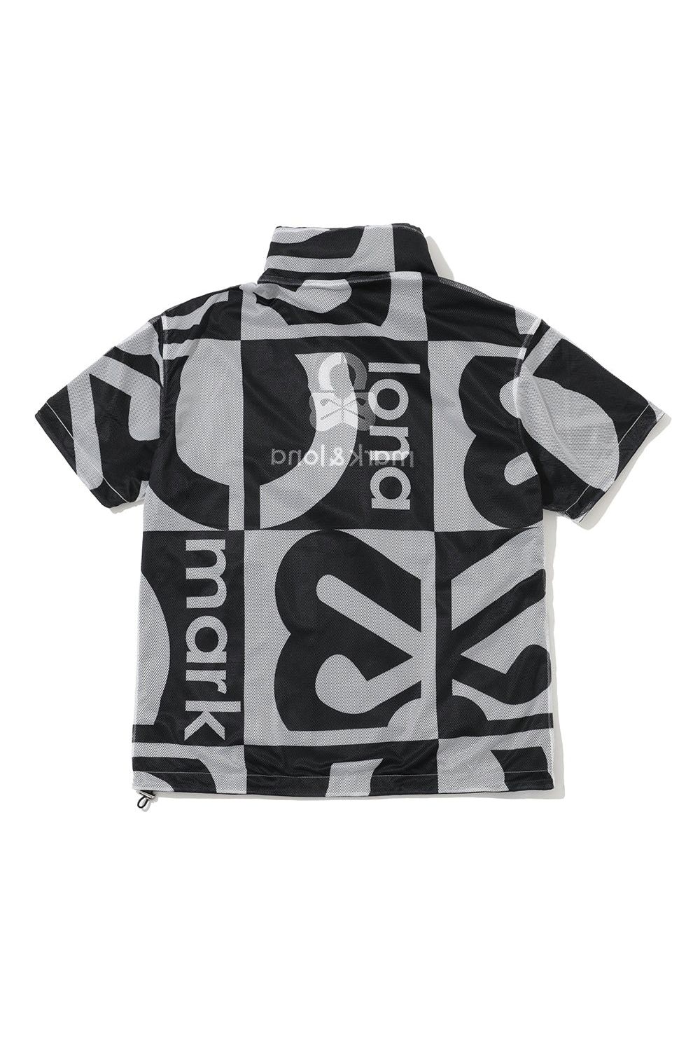 【2026SS 木村拓哉さん着用 VOL.4】 QUADRA AIR MESH 2-WAY PULLOVER / リバーシブル ショートスリーブプルオーバー (ブラック) (3月4日入荷予定)