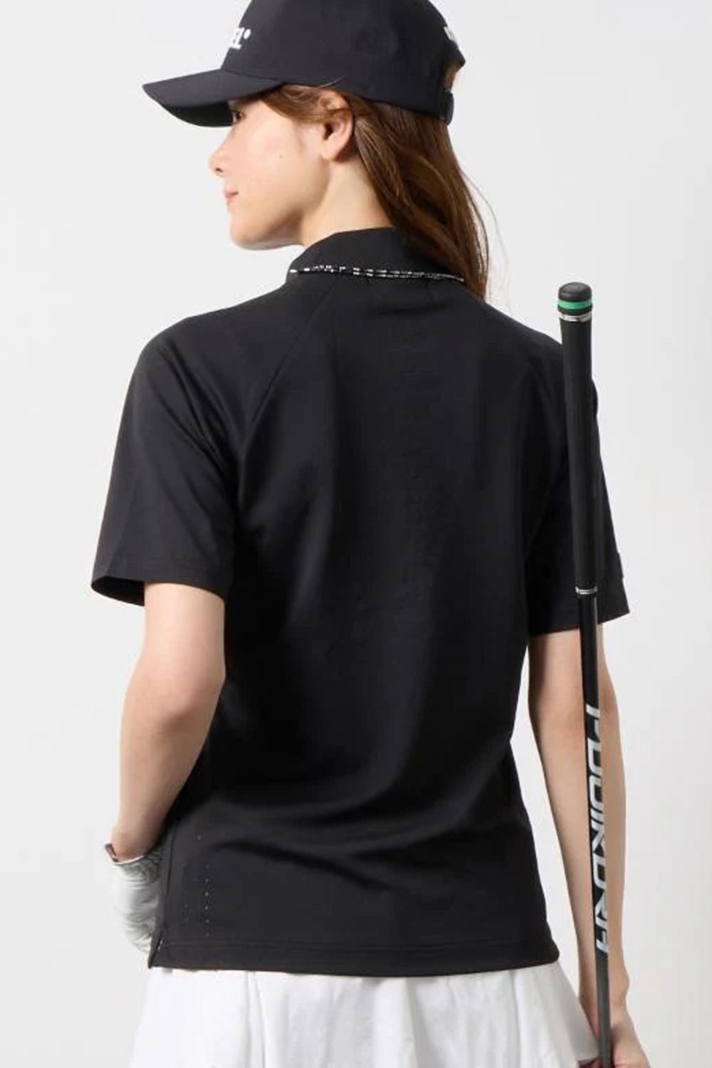 【26SS】 【レディース】 ウィメンズ ヒートパンチングモックネック (ブラック) (4月上旬入荷予定)