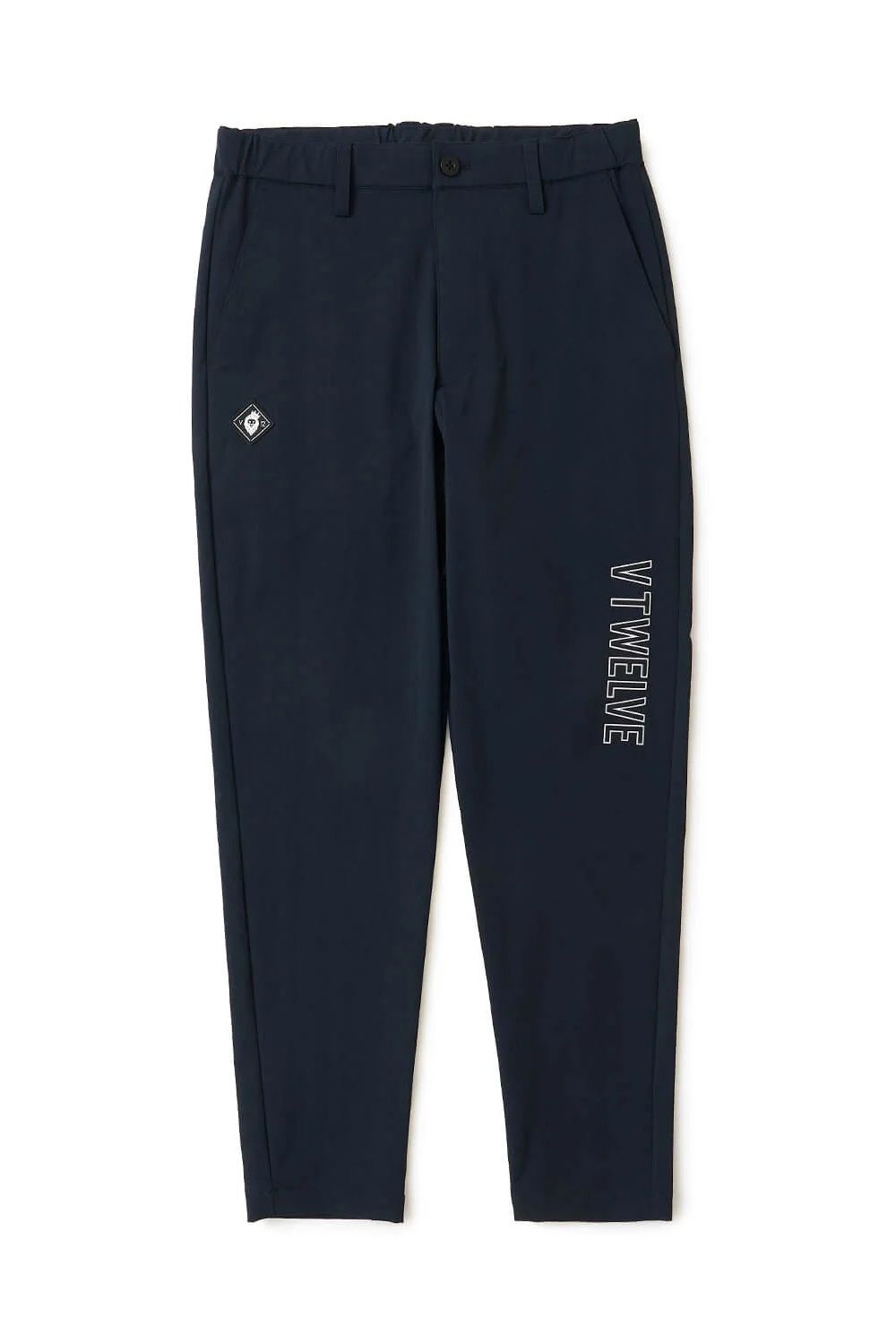 【26AW】 MOLD LOGO PANTS / 高撥水生地 サイドロゴ ナイロンロングパンツ (ブラック)