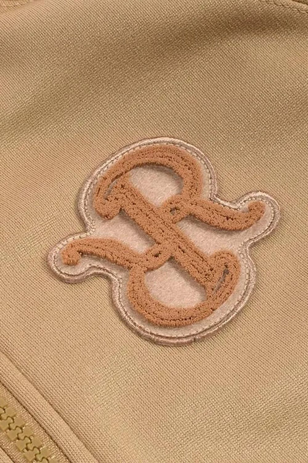 【25AW】 【レディース】 BRUSHED LOGO ZIP-UP HOODIE / ブラッシュロゴ ジップアップ パーカー (キャメル)*