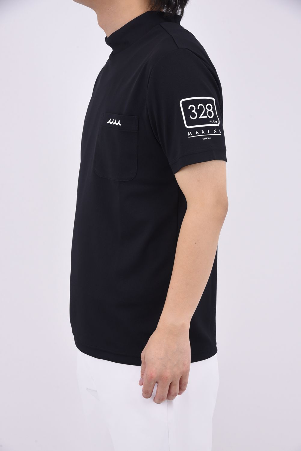 muta - 【25SS】 COOLMAX® ECOMADE LOGO MOCK / クールマックス