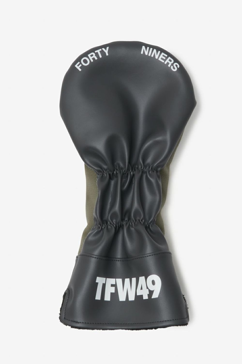 NYLON HEAD COVER #01 / ナイロン ブランドロゴ ドライバーカバー (グレージュ)