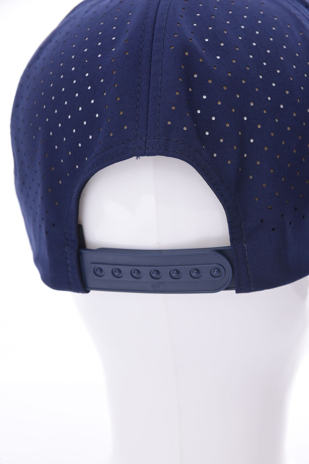 【26SS】 SNAPBACK CAP 113G / サークルデザイン パンチングメッシュ スナップバックキャップ  (ネイビー)