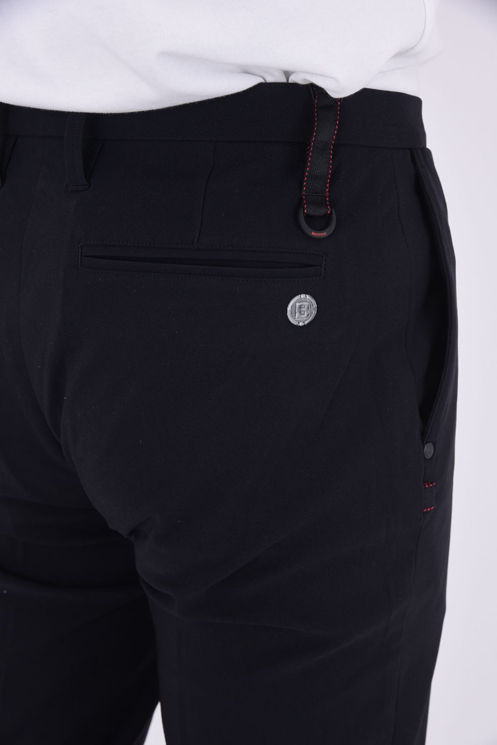 【25SS】 MENS BASIC PANTS / ベーシック フルレングス ストレッチ パンツ (ブラック)