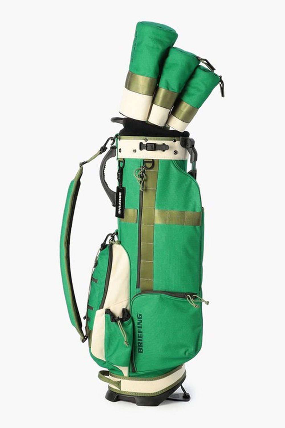 【銀行振込・代金引換不可】【返品・交換不可】 CR-8 #02 / スタンドタイプ キャディバッグ (グリーン/アイボリー)