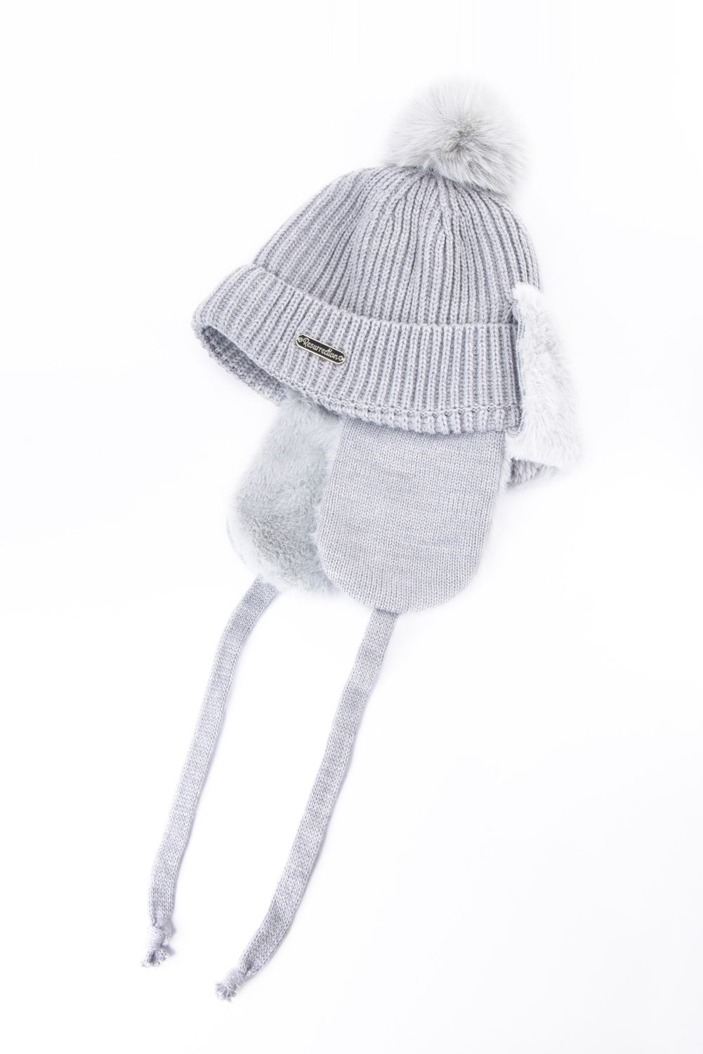FUR YEAR KNIT CAP / ファーイヤー ニットキャップ (グレー)