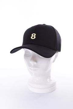 【26AW】 METAL LOGO TWILL CAP / 8メタルロゴ ツイルキャップ (ブラック)