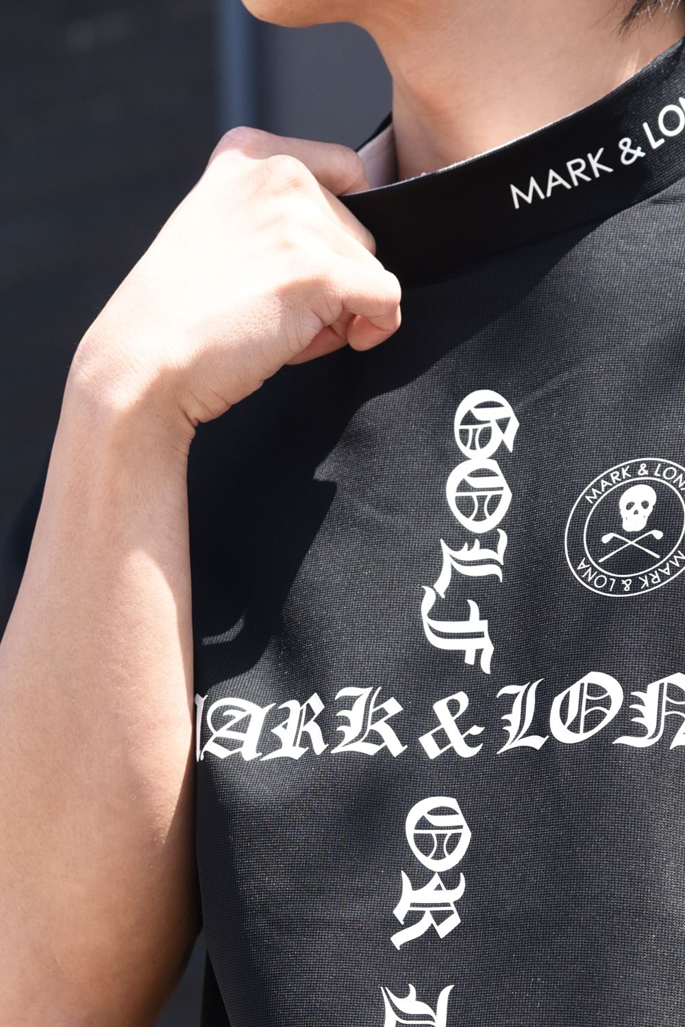MARK ＆ LONA - 【26SS】 CROCE WAFFLE MOCK NECK TEE / ナイロン