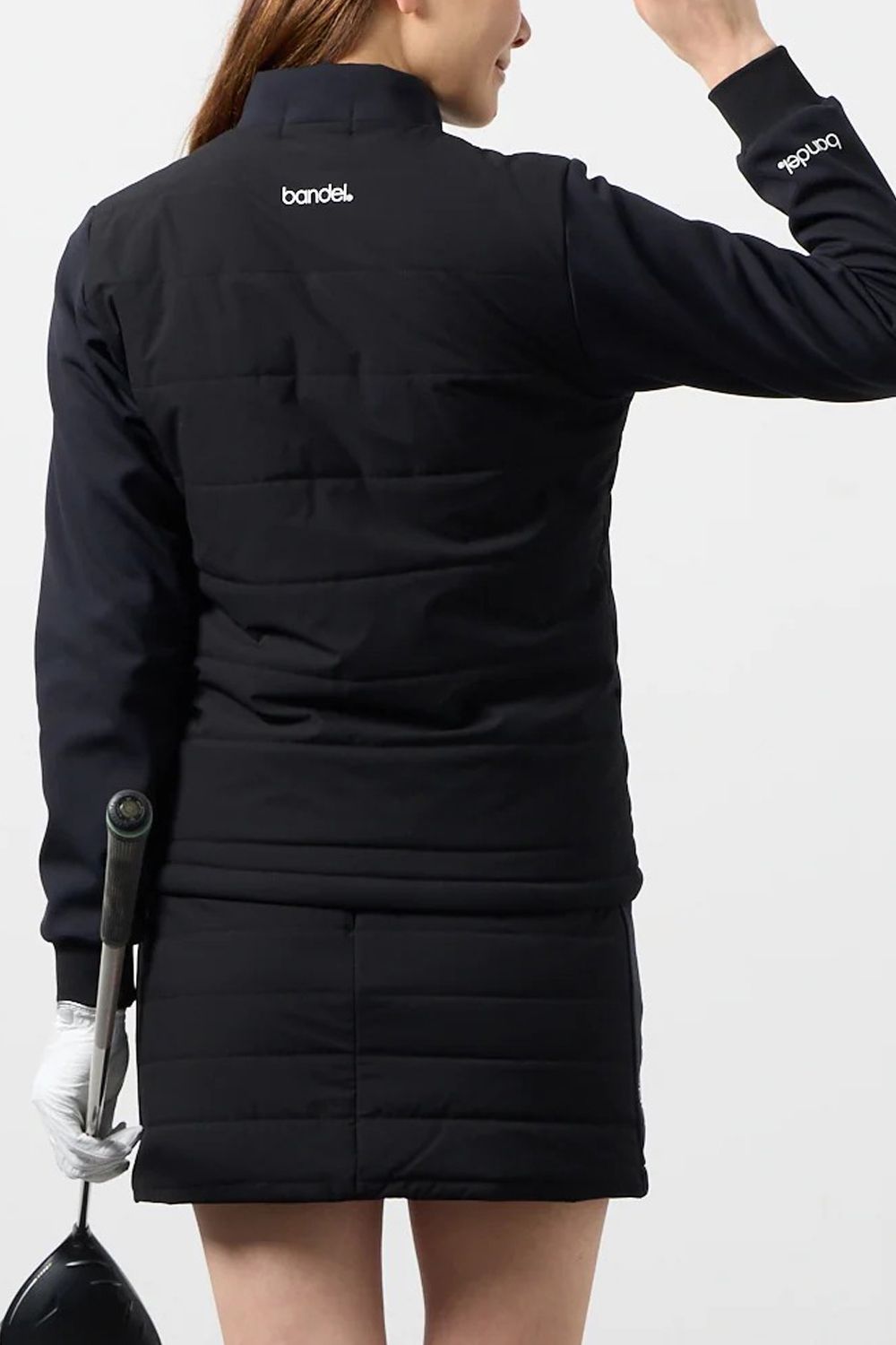 【26AW】【レディース】 HYBRID PUFF JACKET / ハイブリッド パファージャケット (ブラック)