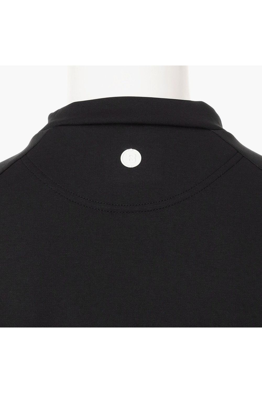 【26SS】 MEN’S COLLEGE LOGO HIGHNECK / カレッジロゴ リラックスフィット モックネックTシャツ (ブラック)