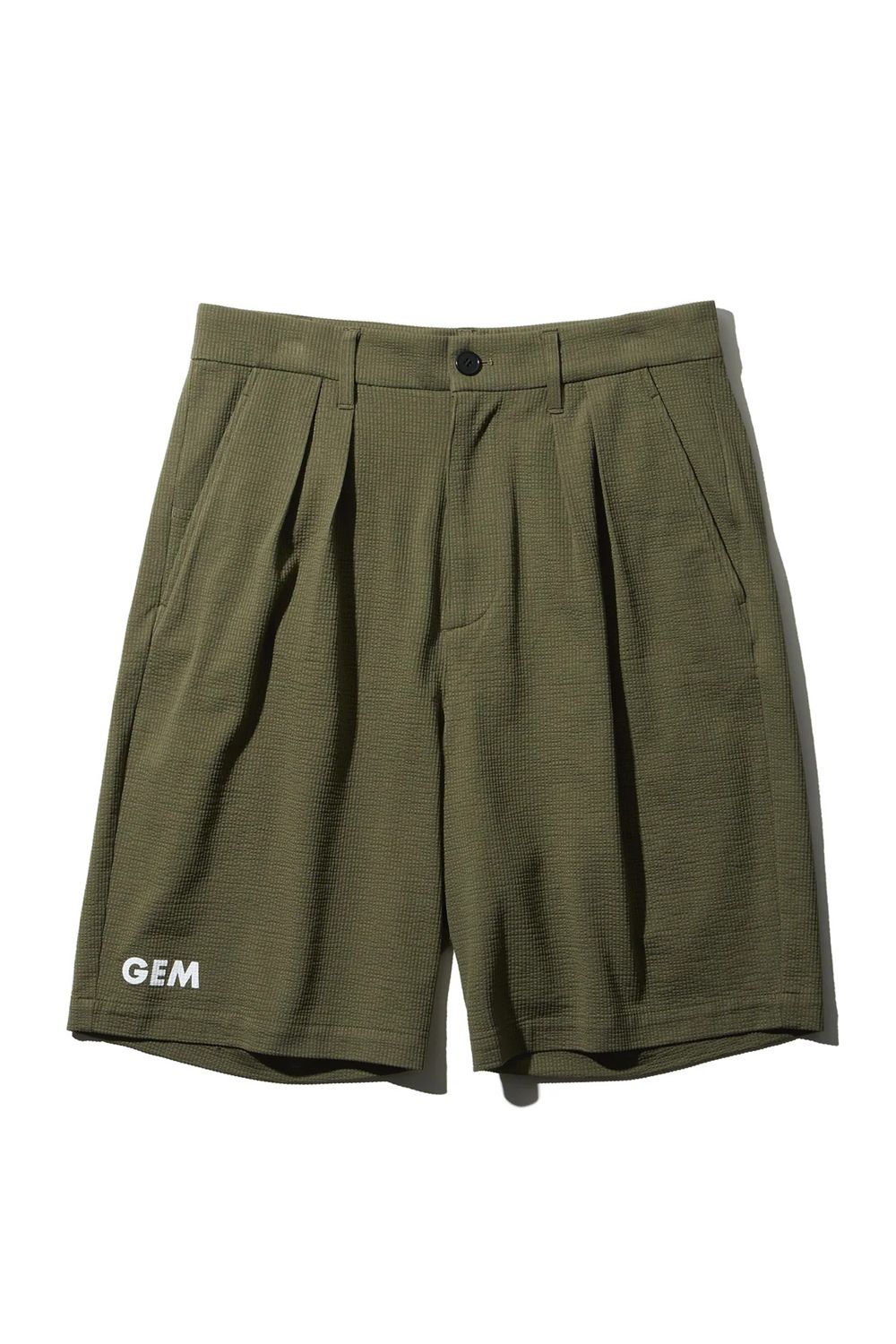 【26SS】 KNIT SOCCER SHORT PANTS / ニットサッカー ショートパンツ （カーキ）