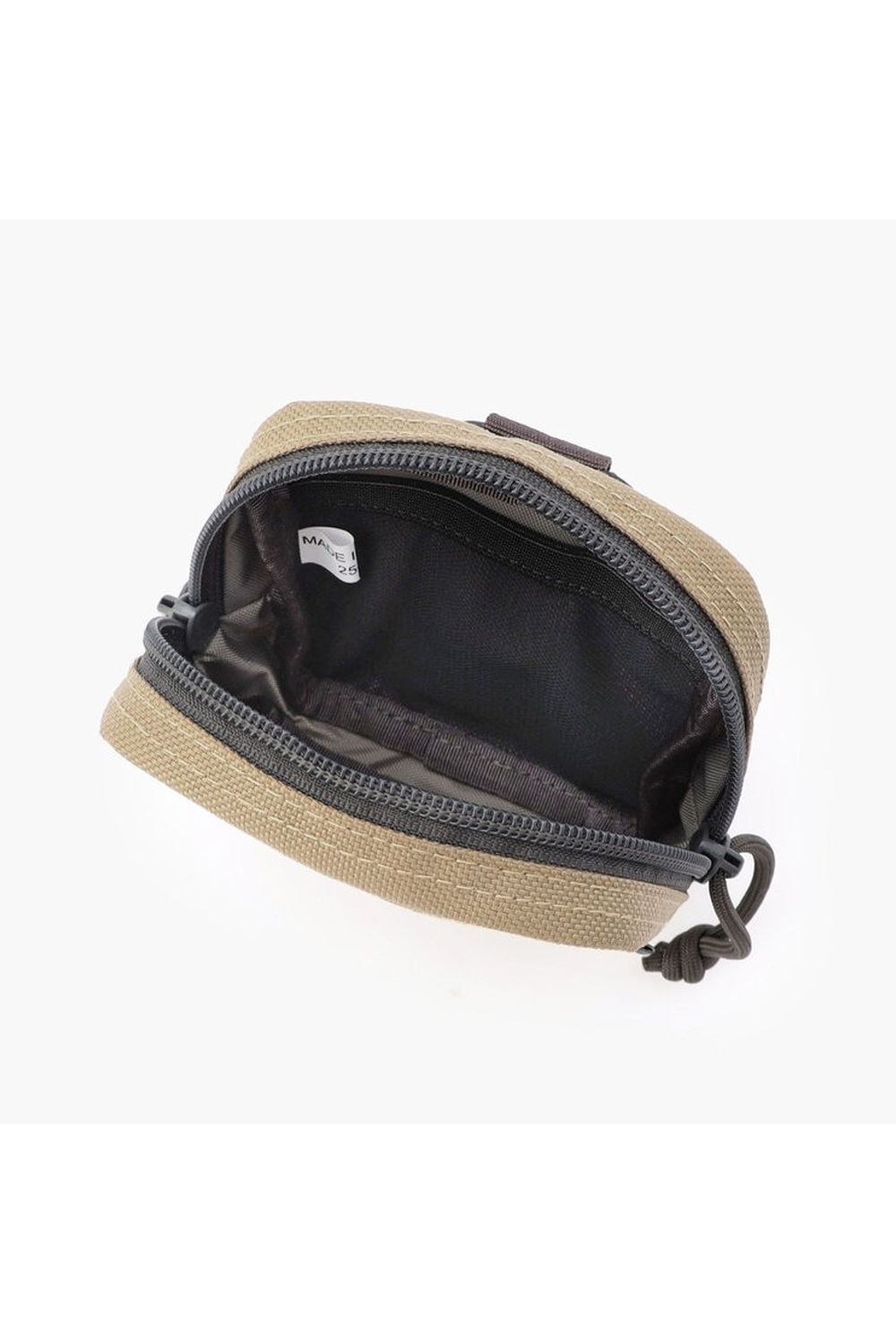 【STANDARD SERIES】 MINI ROUND POUCH STD / スクエア型 ミニラウンドポーチ (タン) (9月12日発売予定)