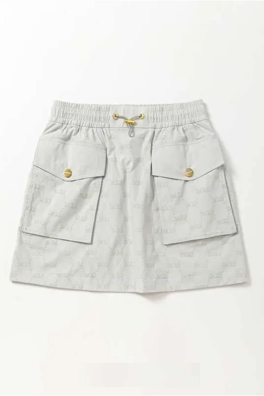 【25AW】【レディース】FLOCKY STRETCH SKIRT / フロッキー ストレッチ スカート (ライトグレー)