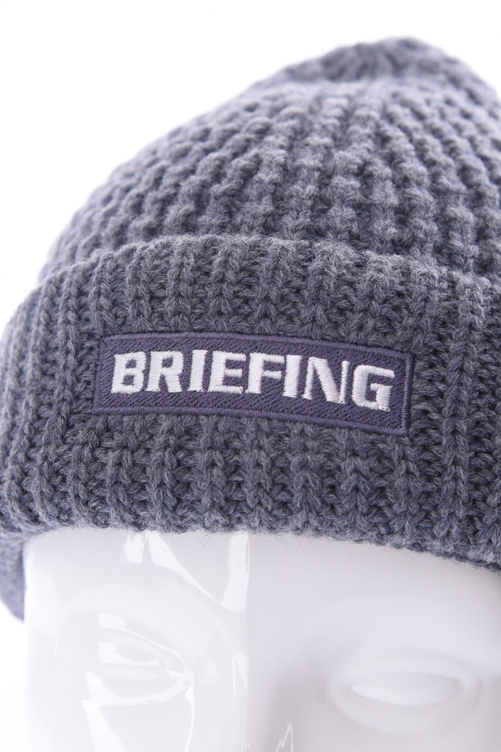 MEN’S WR WOOL BEANIE / ボックスロゴ ニットビーニー (グレー)