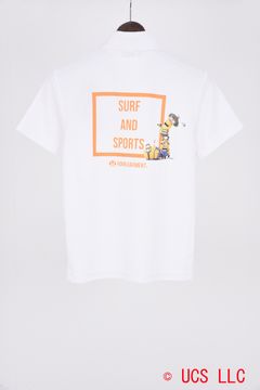 【25SS】【レディース】 S.A.S MINIONS POLO / ミニオンズ コラボモックネックTシャツ (ホワイト)