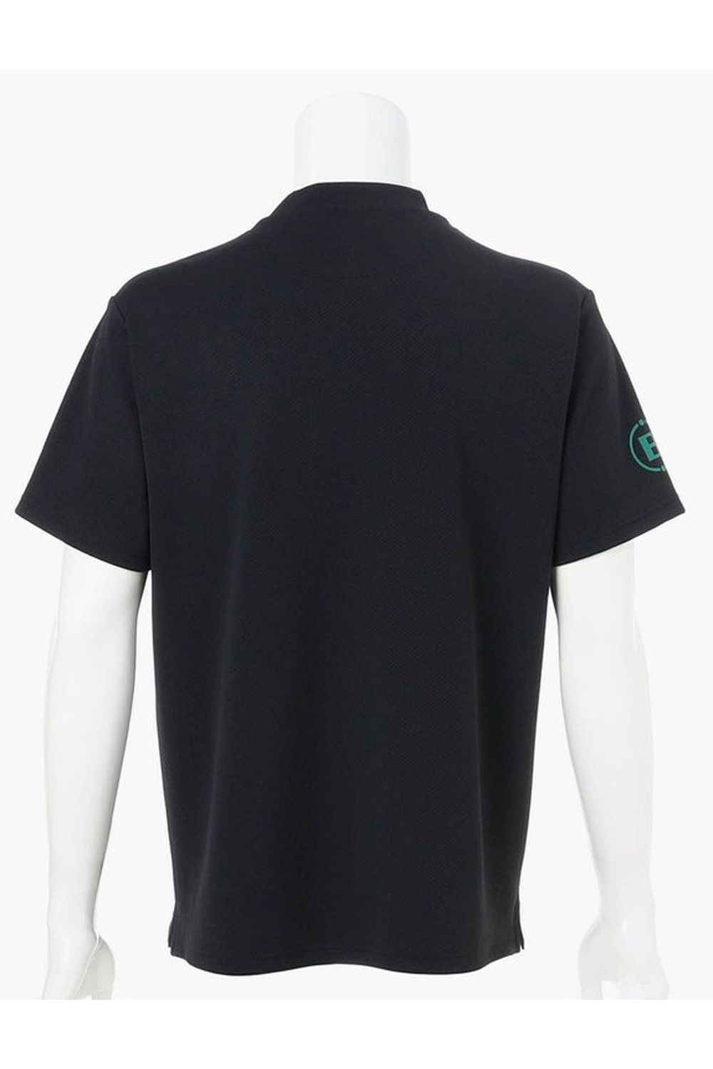 【26AW】 MS EARTH PIQUE HIGHNECK RF / ピケ ハーフスリーブ ハイネック (ブラック)