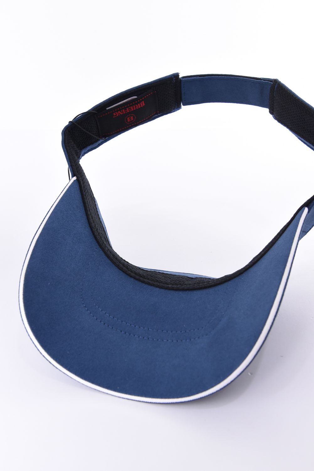 【26AW】 MEN’S SUEDE SMALL BG LOGO VISOR / スウェード素材 スモールBGロゴ サンバイザー (インディゴ)