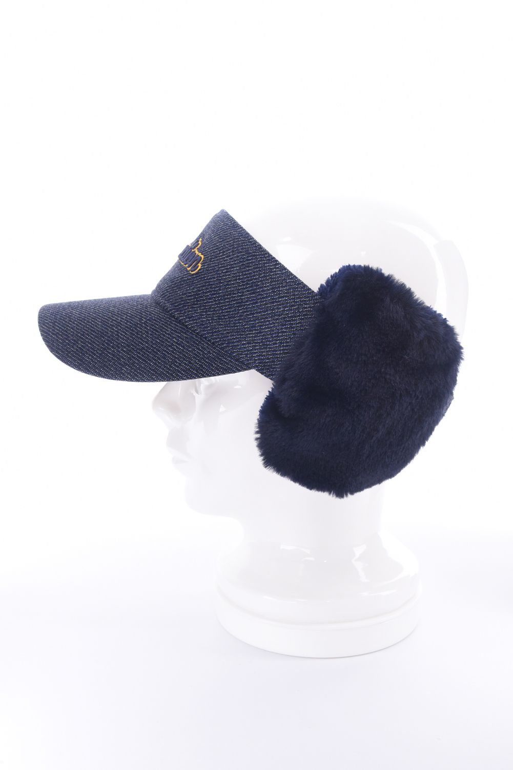 BOA EARMUFFS SUNVISOR / ボア イヤーマフ サンバイザー (ネイビーブルー)