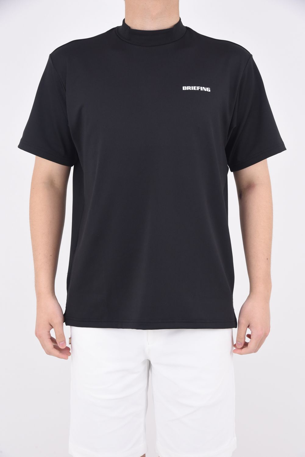 BRIEFING - MENS BACK LOGO LINE HIGH NECK RELAXED FIT