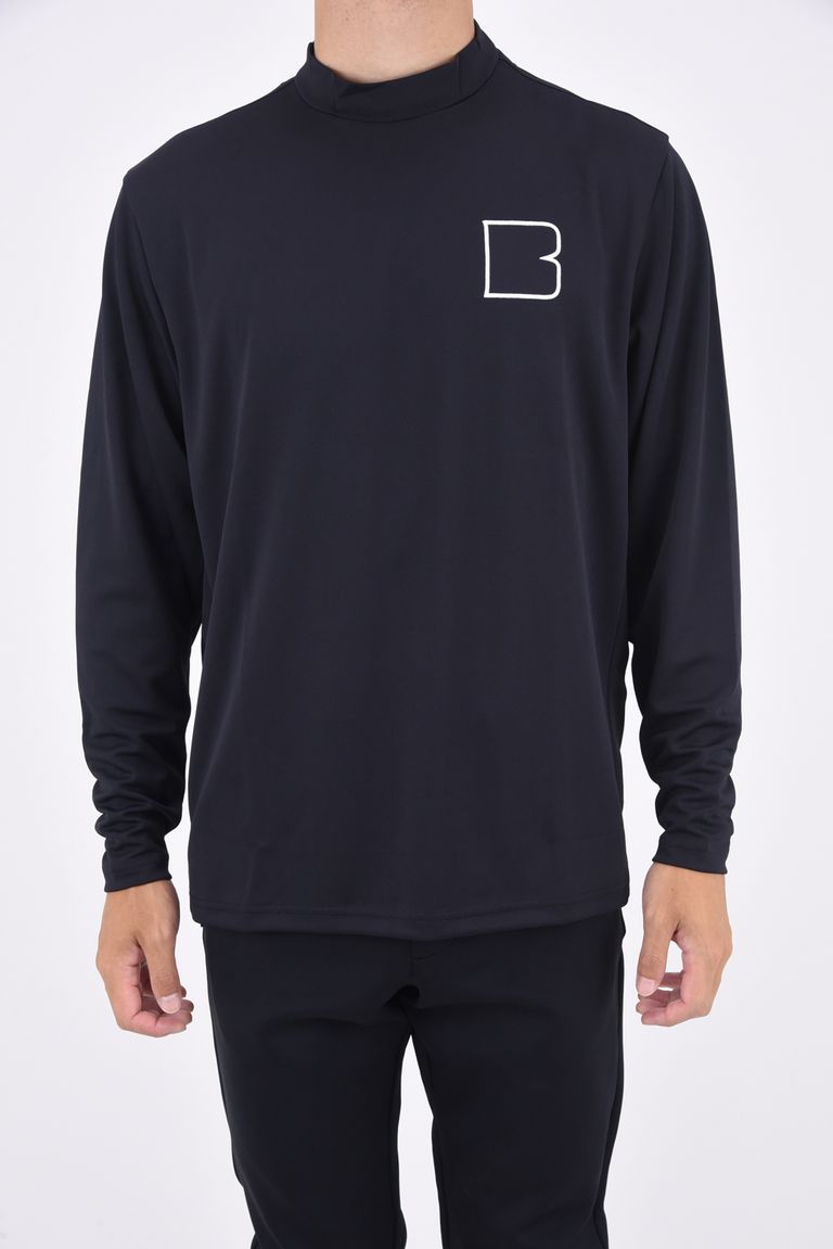 BRIEFING - MENS B TOUR LS MOCK NECK RELAXED FIT / ブランドロゴ  