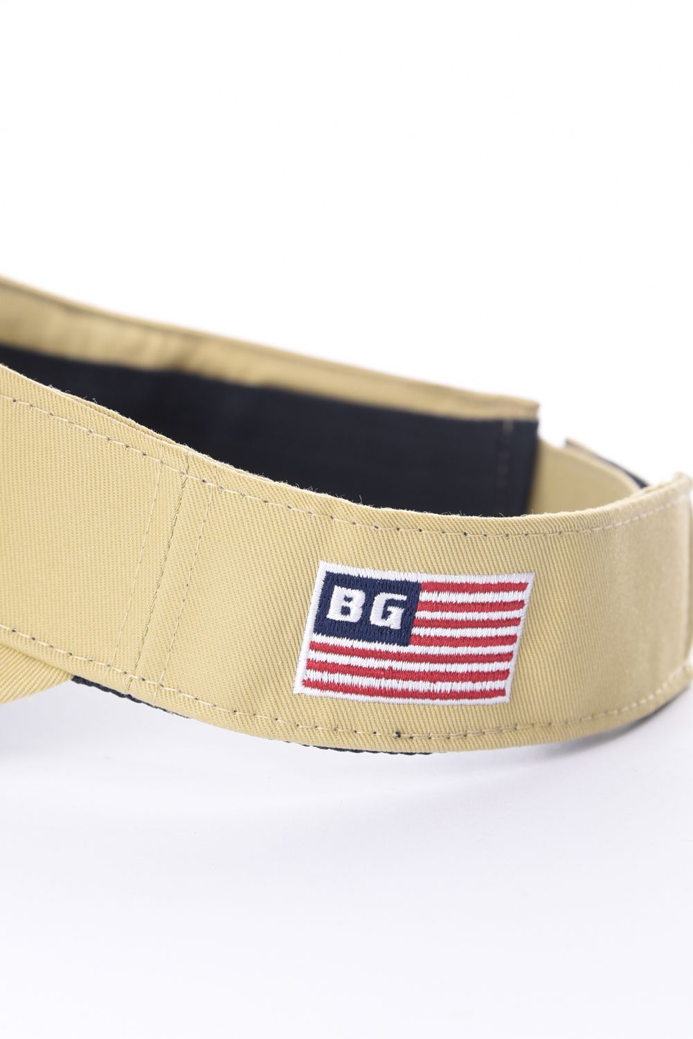 【レディース】WOMENS BASIC VISOR / ロゴ刺繍 ベーシック サンバイザー (ベージュ)