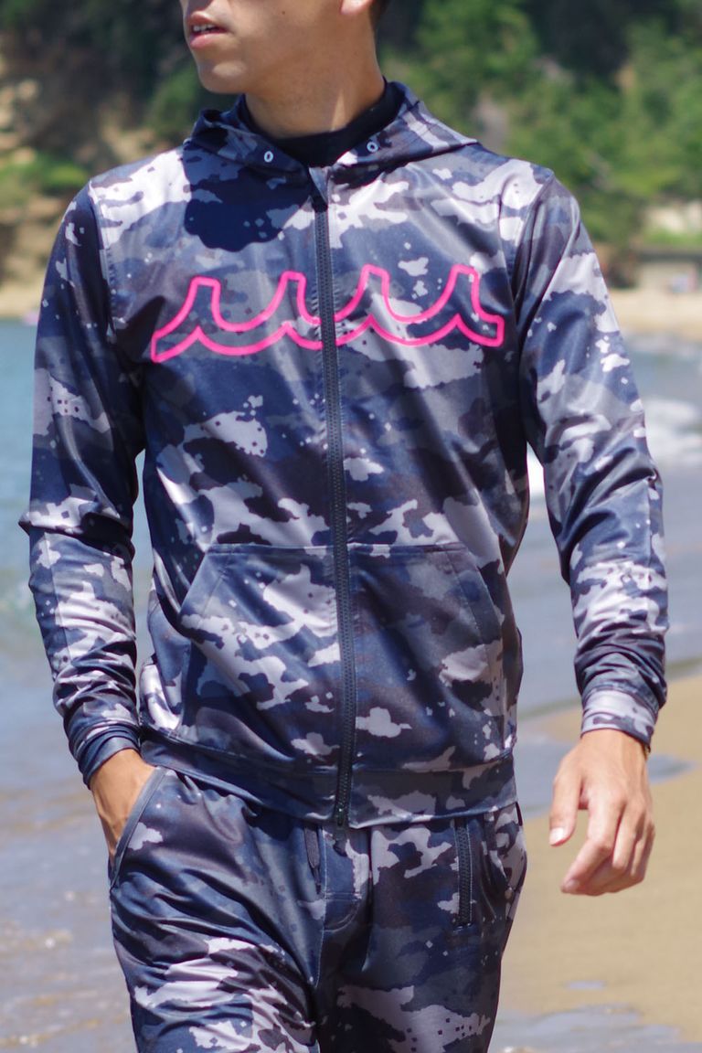 muta - 【期間限定ポイント50倍】RUSH HOODIE / カモ柄 フルジップ 