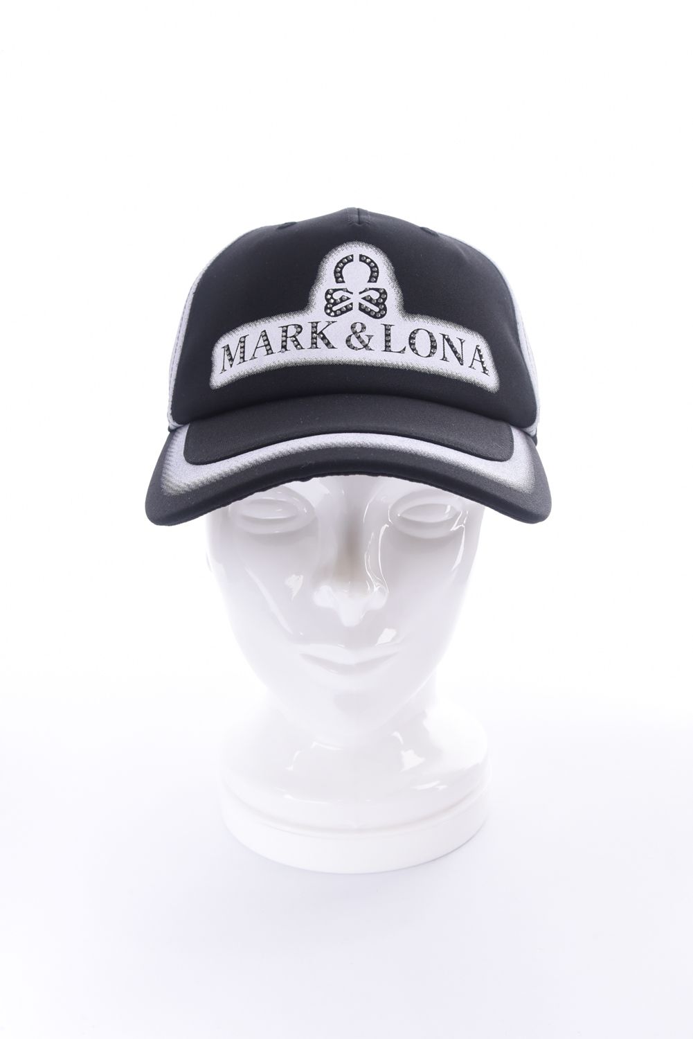 【26SS】 BLUR SIGN SPECTRUM CAP / ブラープリント ラインストーン キャップ (ブラック)