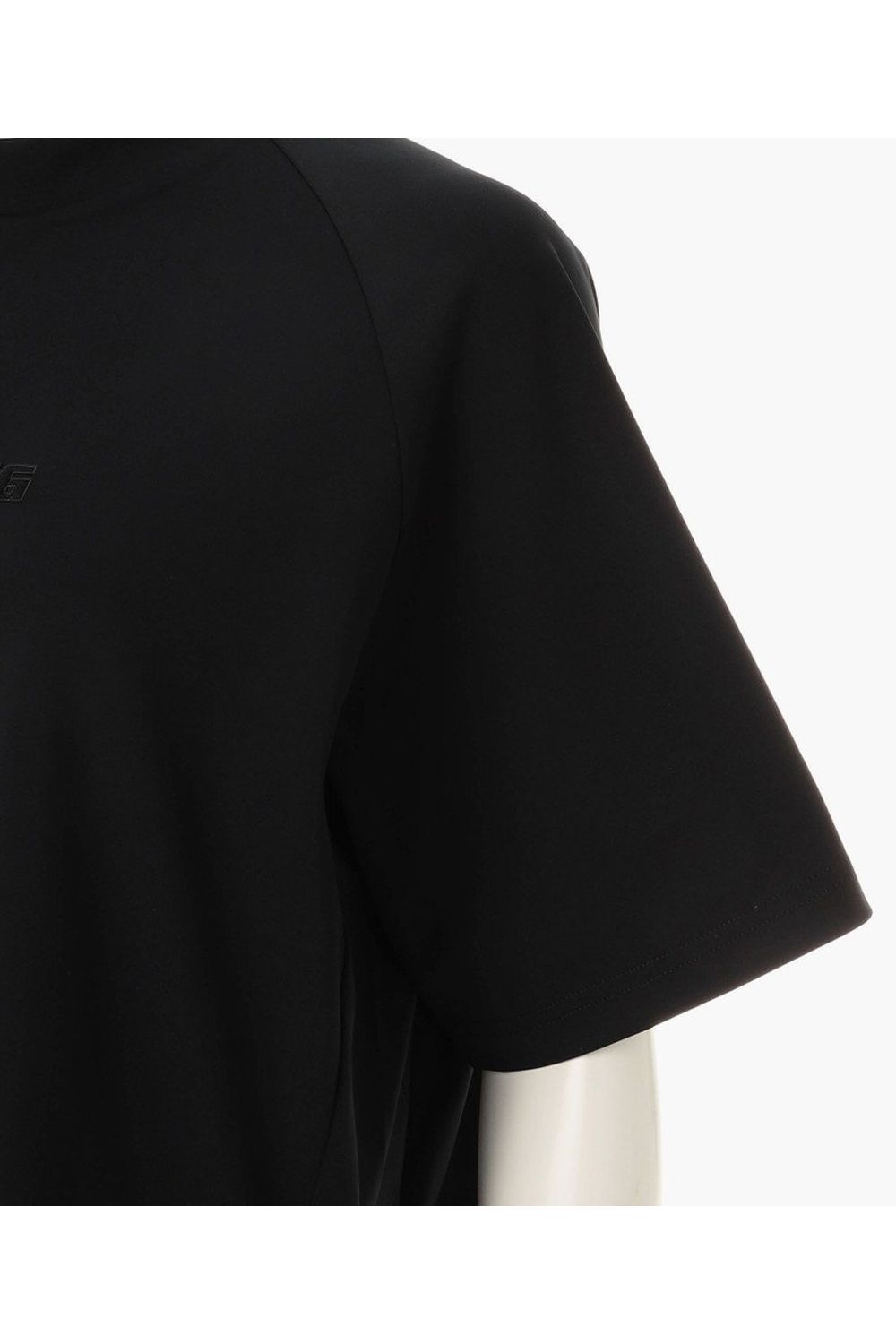 【26SS】【レディース】 WS STITCHED 3D LOGO HIGHNECK RF / 3Dブランドロゴ リラックスフィット ワントーン ハイネックシャツ (ブラック)