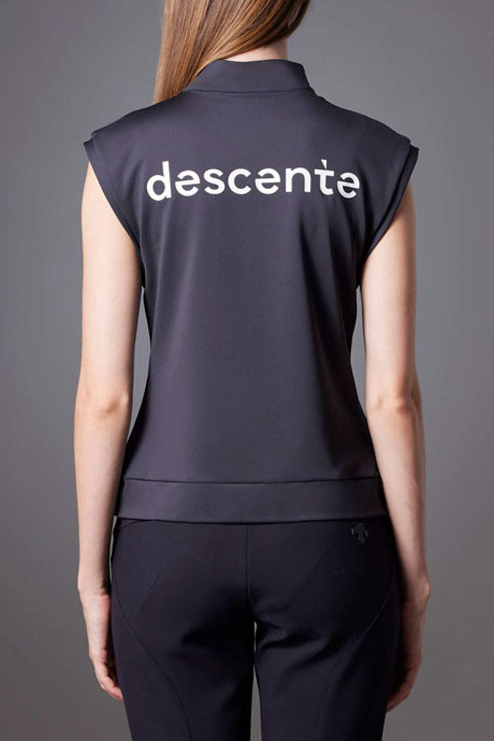 DESCENTE GOLF - 【レディース】 ハーフジップ 鹿の子 フレンチ