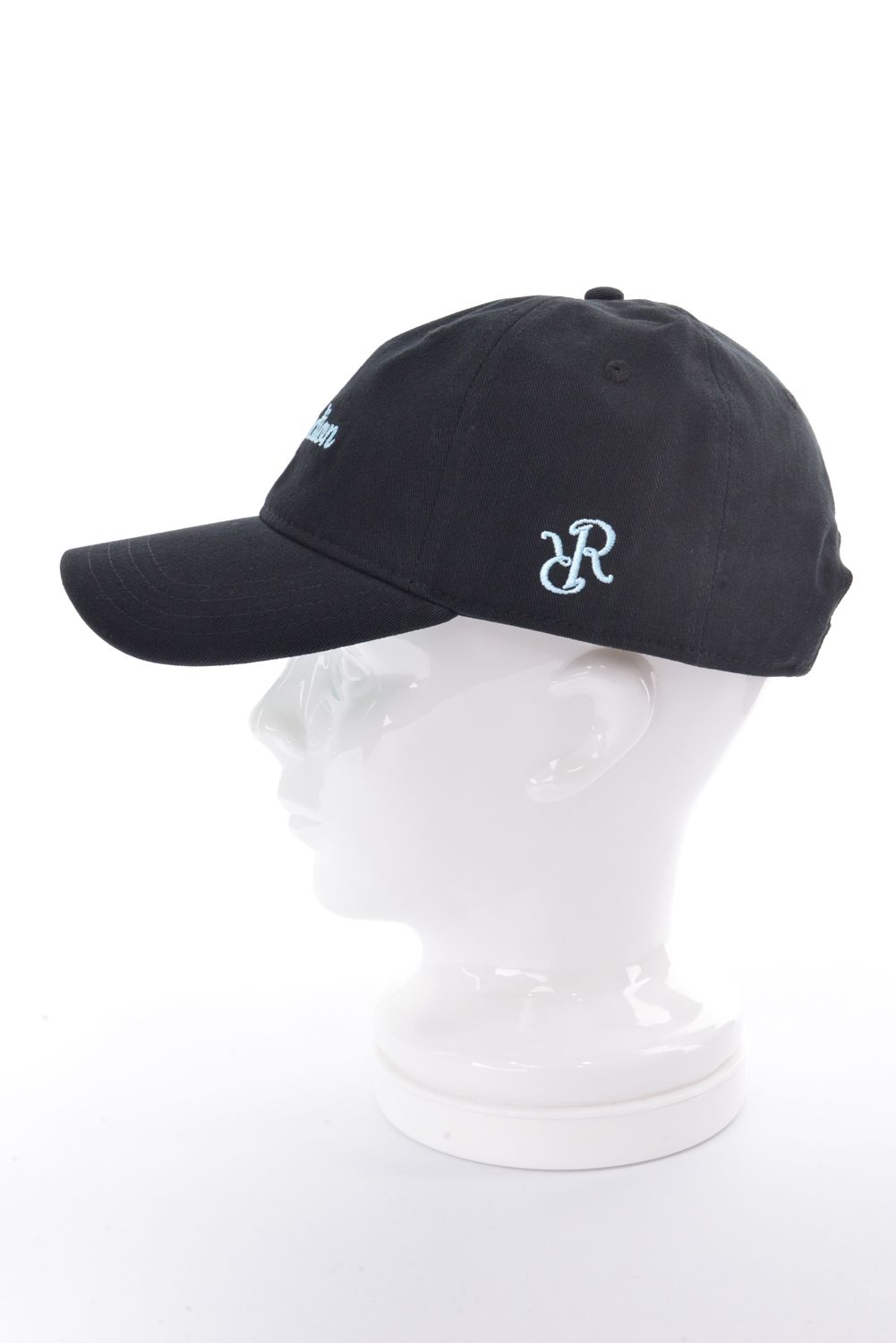 【丸山茂樹プロエディション】 BASIC LOGO CAP / ベーシック ロゴ キャップ (ブラック×ミントブルー)