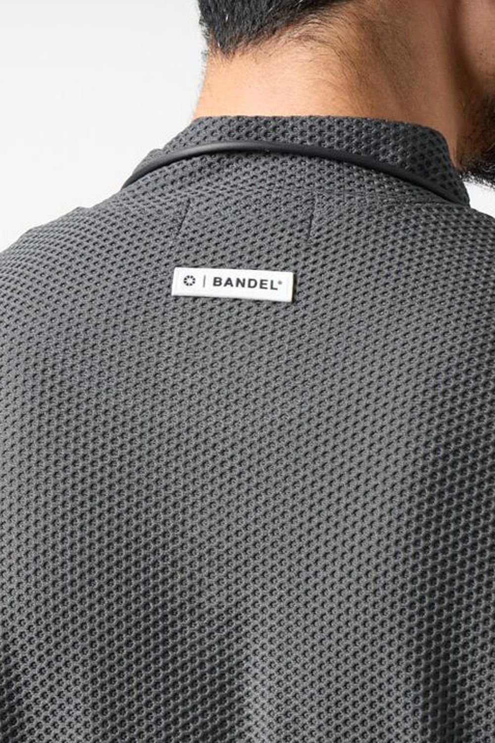 【26SS】 DRY WAFFLE SWITCH MOCK / ドライワッフルスウィッチモックネック (チャコールグレー)