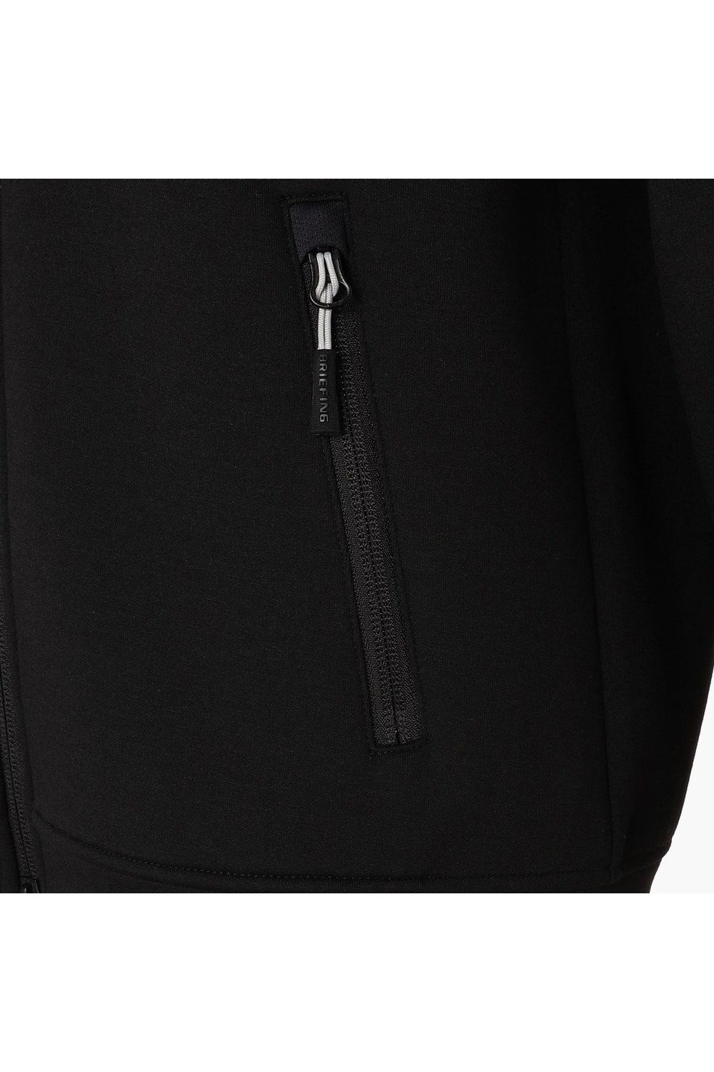 【26AW】【レディース】 WOMEN’S WARM LINE PARKA / ダンボールニット サイドライン ジップアップパーカー (ブラック)