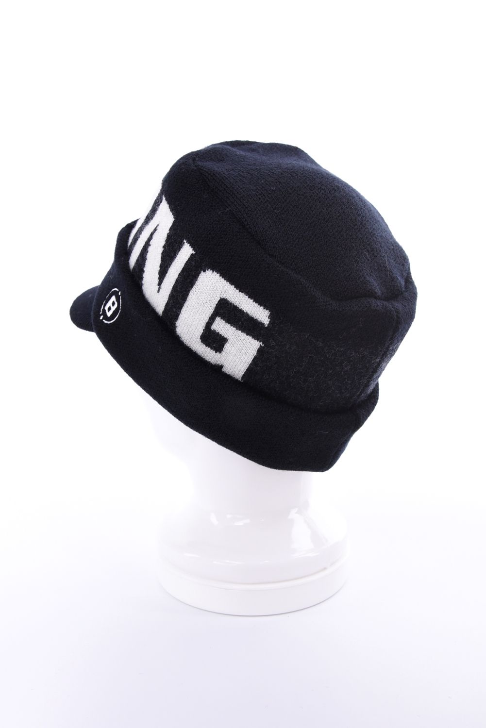【26AW】 MEN’S WR WOOL KNIT WORK CAP / ブランドロゴ ワークキャップ (ブラック)