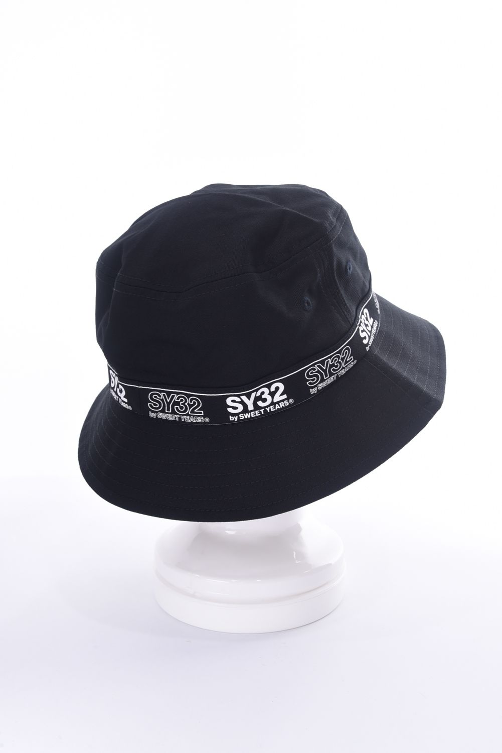 SY32 by SWEET YEARS GOLF - TAPE LOGO BUCKET HAT / ロゴラインテープ