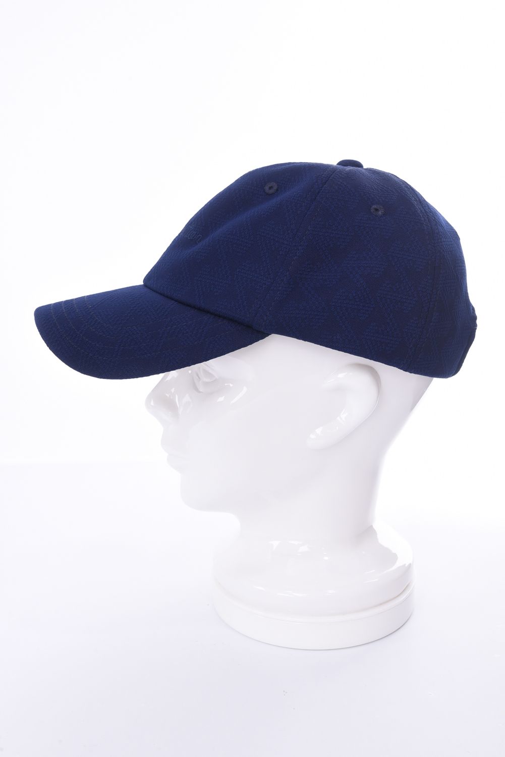 GM JACQUARD CAP / ブランドオリジナルテキスタイル ジャガード キャップ (ネイビー)