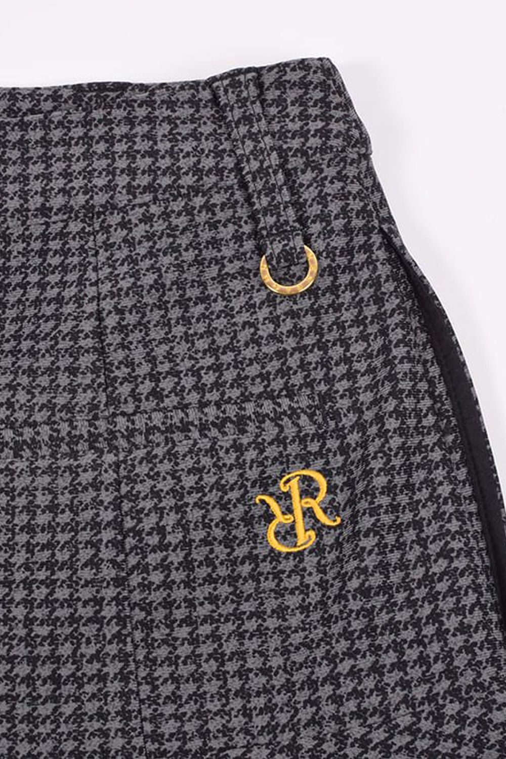 【レディース】 WOMENS WARM HOUNDSTOOTH SKIRT / 千鳥柄 ウォーム スカート (グレー)*