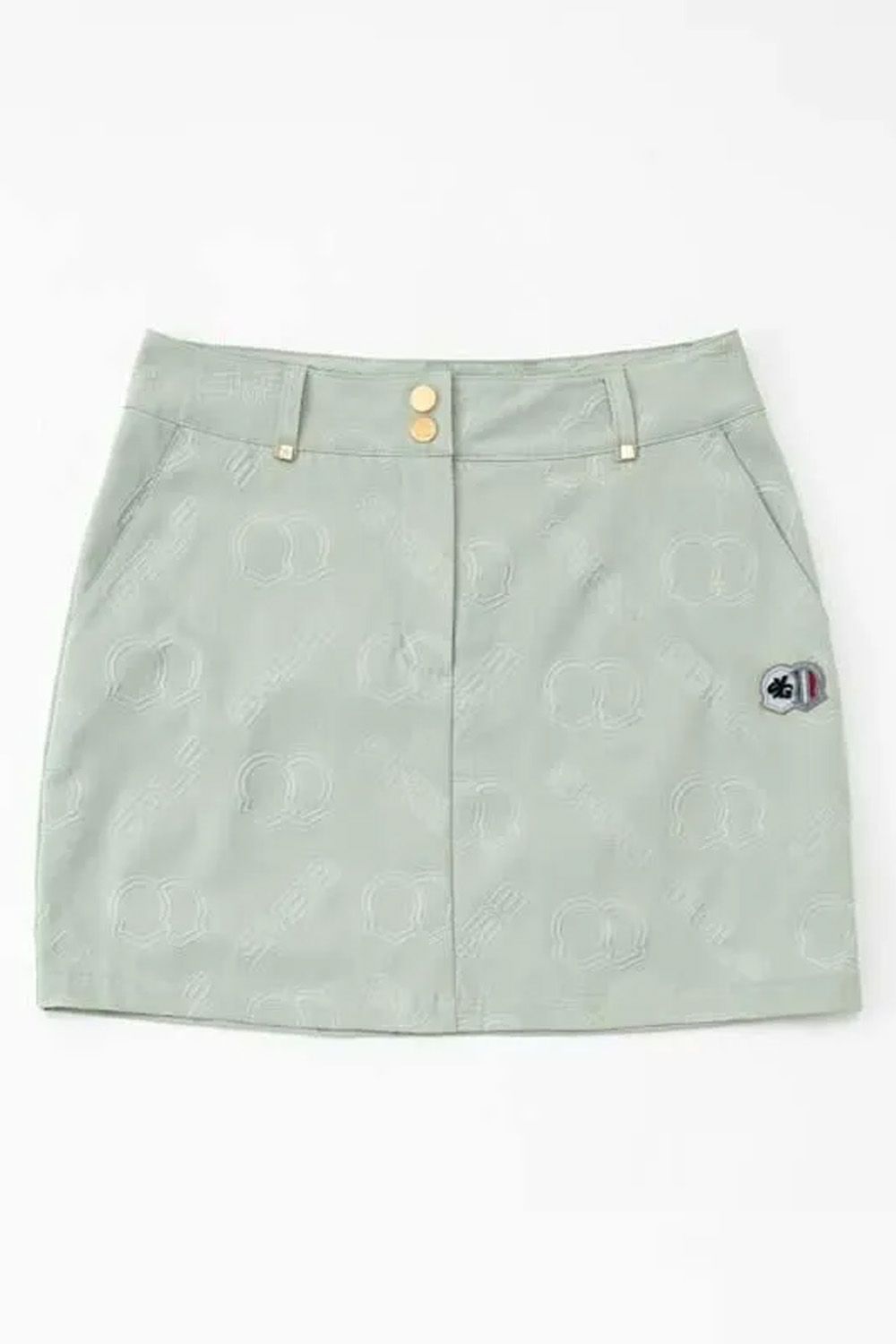 【26SS】【レディース】 EMBOSS SKIRT / エンボス スカート (ライトグリーン)*