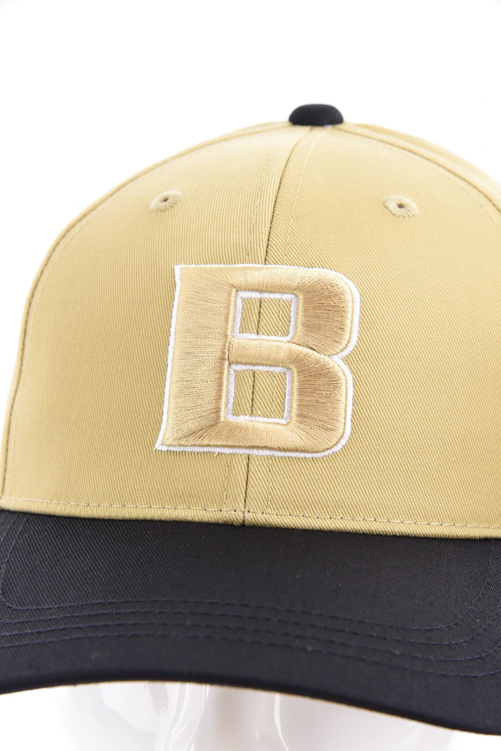 【26AW】 MEN’S 2-TONE INITIAL CAP / バイカラー ブランドイニシャル刺繍 キャップ (ベージュ)