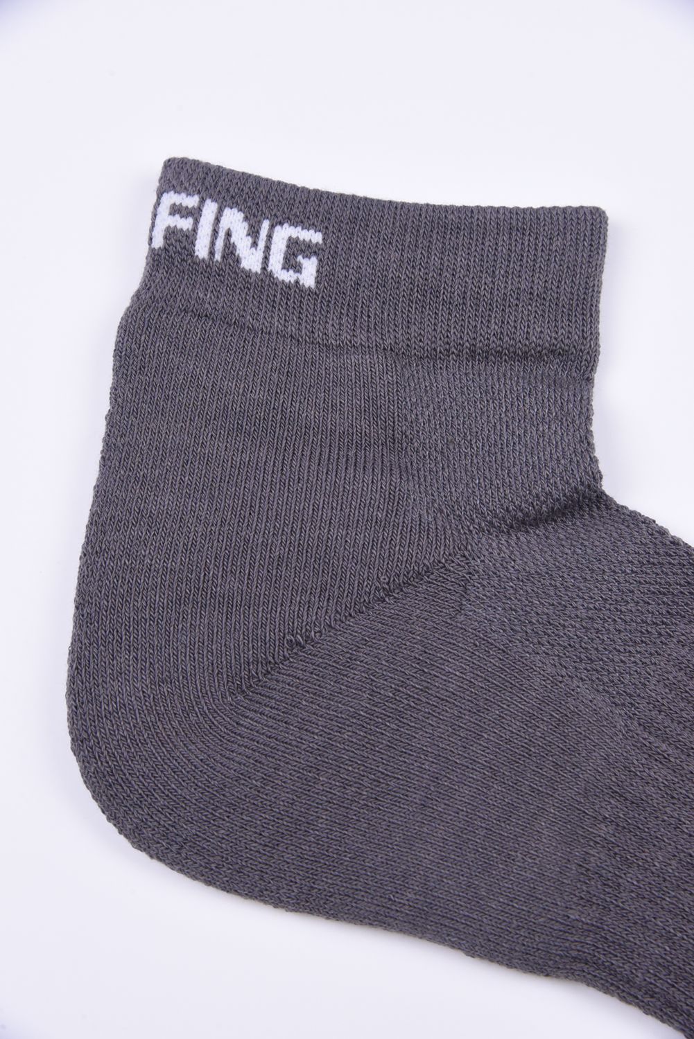 MENS CORDURA MIDDLE SOCKS / ブランドロゴ コーデュラ ミドルソックス グレー