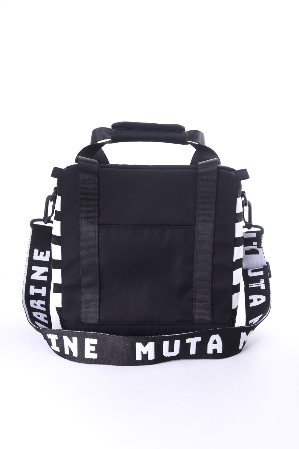 【26SS】 COOLER BAG / ボーダー保冷 ショルダーバッグ (ブラック)