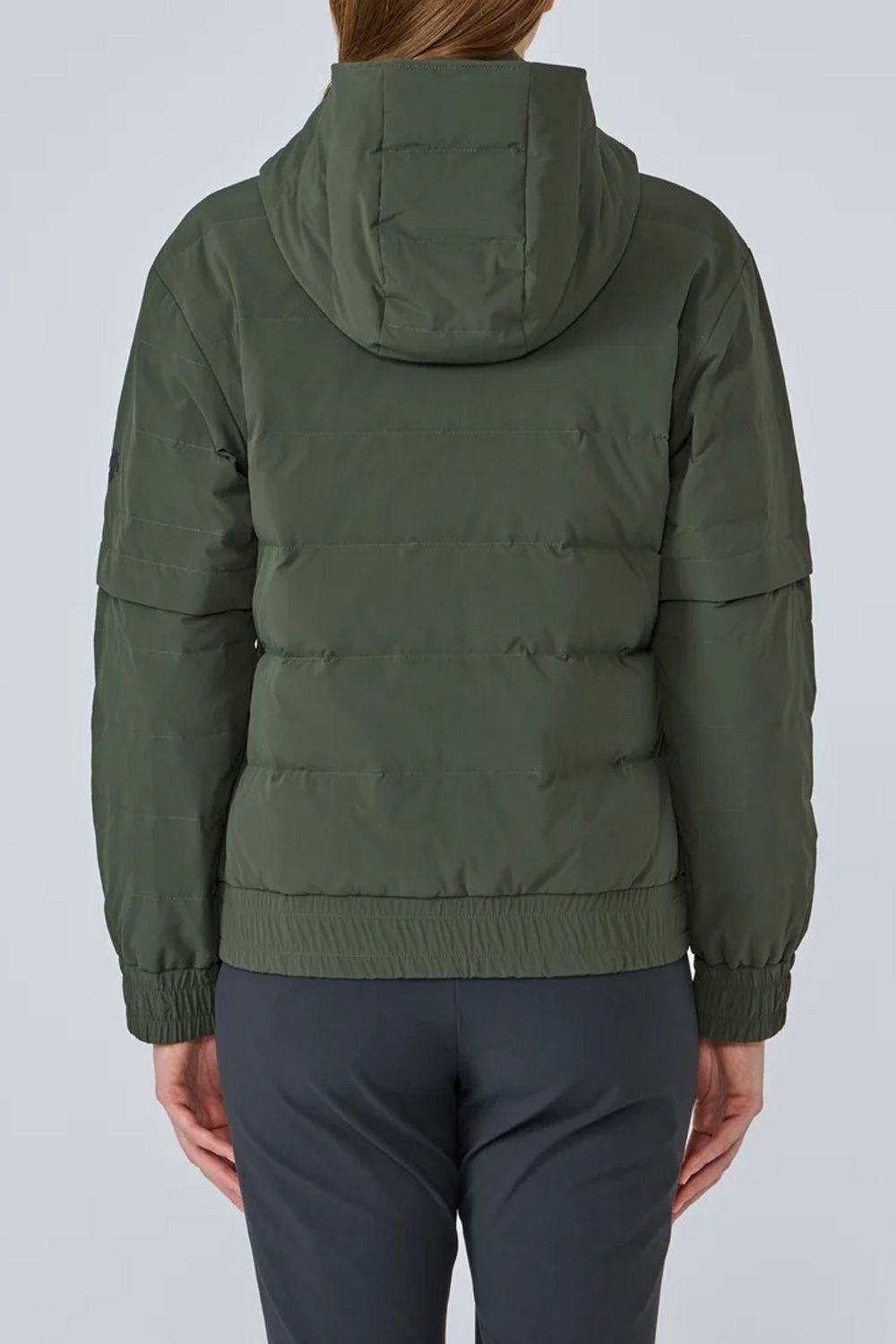 【25AW】 【レディース】 はっ水防風デタッチャブルダウンジャケット (グリーン)