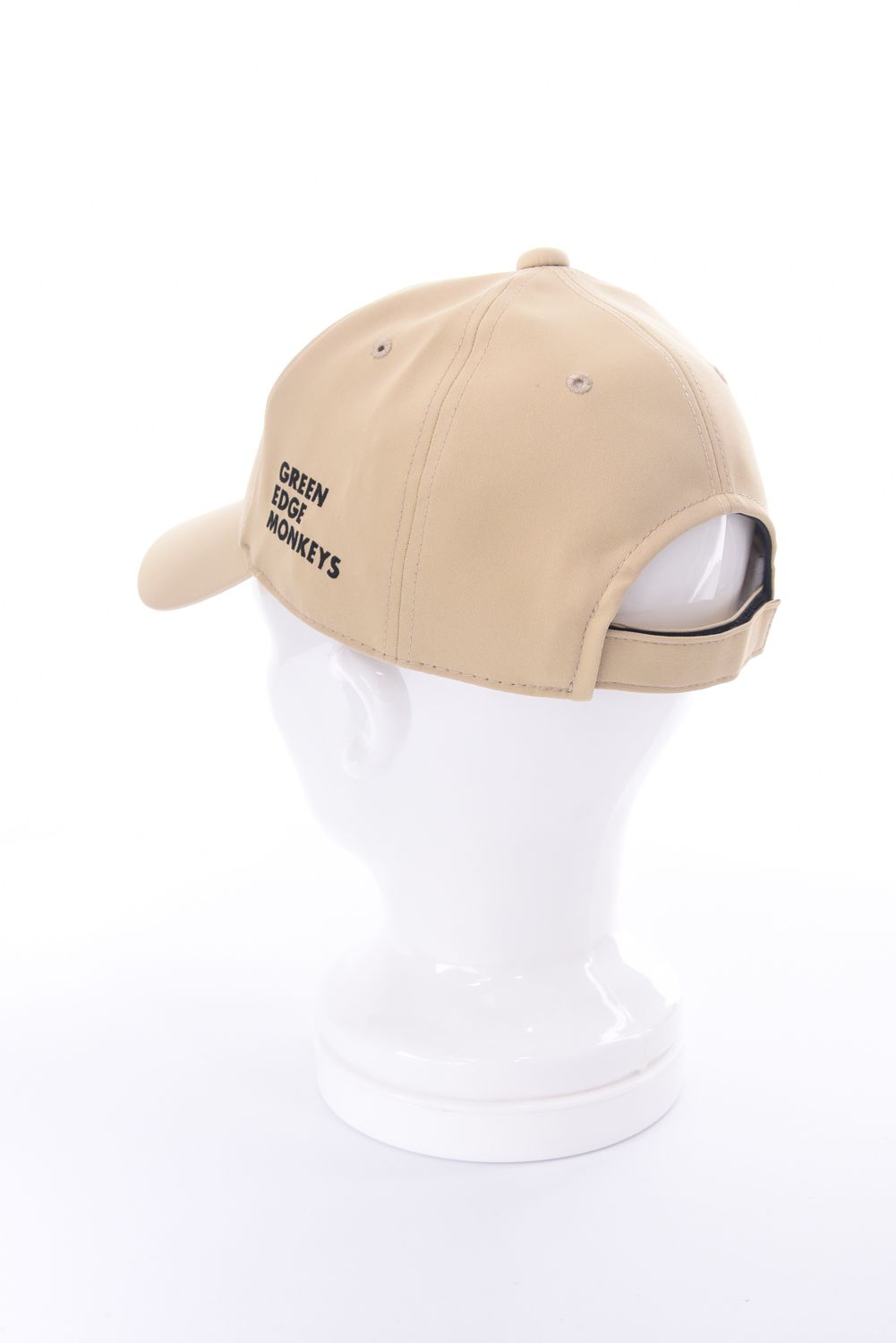 【26SS】 CAP / モンキー刺繍ワッペン ベースボールキャップ (ベージュ)