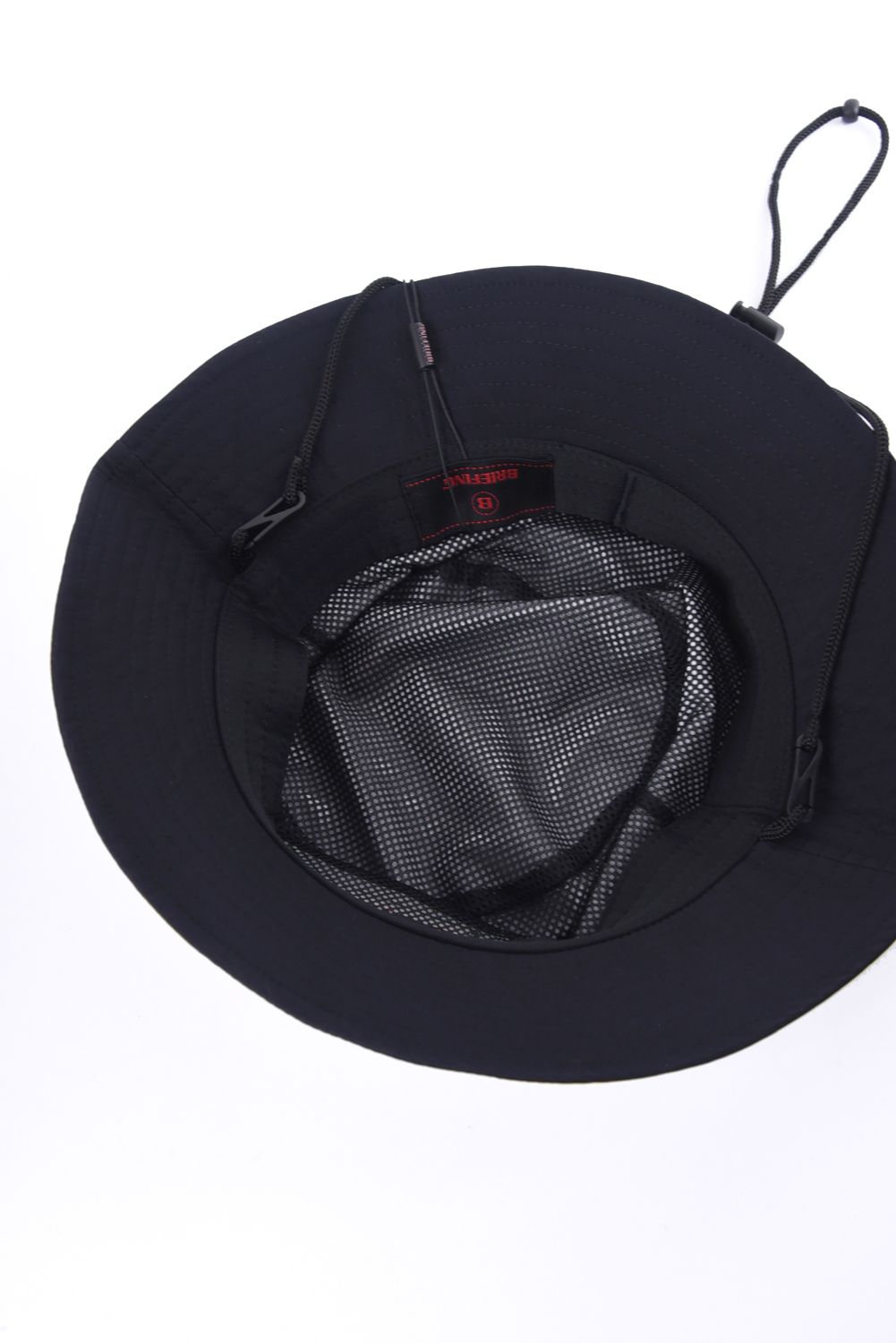 MS WATERPROOF HAT / 刺繍ロゴ  ウォータープルーフ サファリハット ブラック